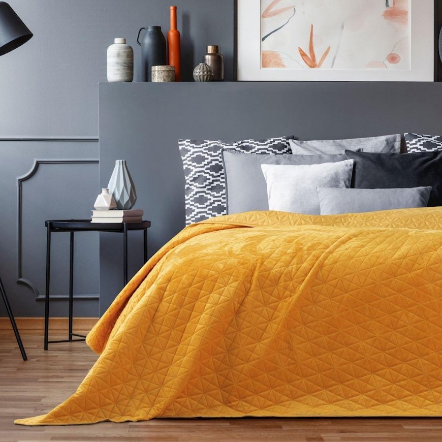 AmeliaHome Bedspread HONEY 220x240 – 5