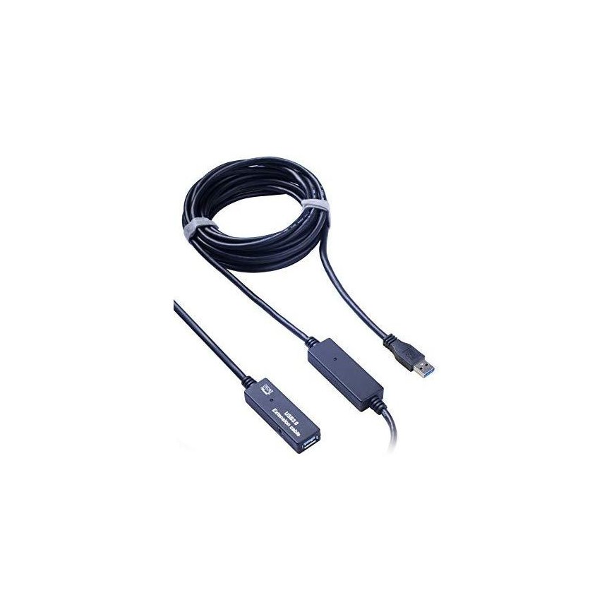 USB-kaapeli PremiumCord USB-A - USB-A 10 m musta (ku3rep10)