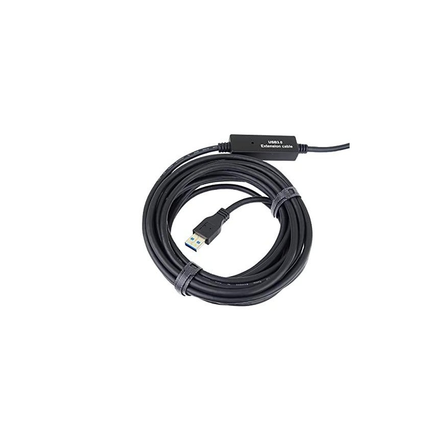 USB kabelis PremiumCord USB-A - USB-A 10 m Juodas (ku3rep10) – 2