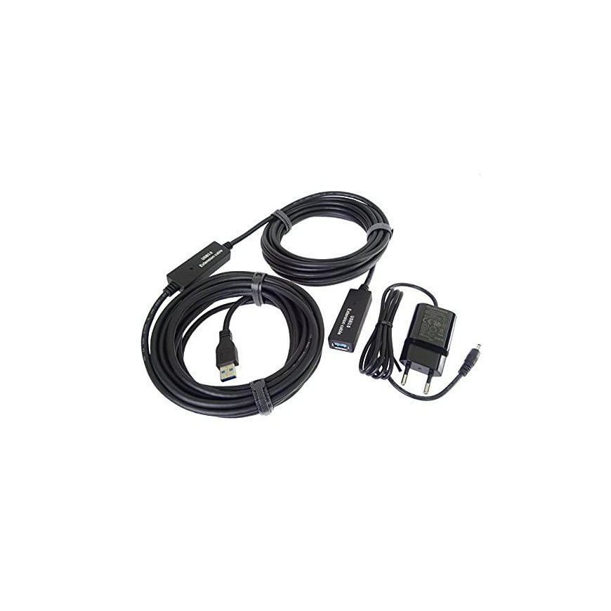 USB cable PremiumCord USB-A - USB-A 10 m Black (ku3rep10) – 4