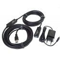 USB-kaapeli PremiumCord USB-A - USB-A 10 m musta (ku3rep10) USB-kaapeli PremiumCord USB-A - USB-A 10 m musta (ku3rep10)