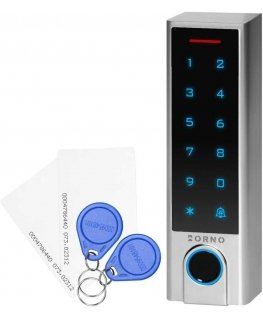 Orno Touch Combination Lock with Proximity Card and Key Fob Reader, Fingerprint Reader and Wi-Fi, EXCELLENT IP68, 1 3A Relay, Po