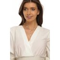 Jwl Luxury Pearls Variable silver necklace with real baroque pearls JL0708 Jwl Luxury Pearls Variable silver necklace with real baroque pearls JL0708
