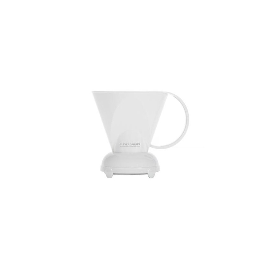 Clever Dripper - L 500ml valkoinen + 100 suodatinta