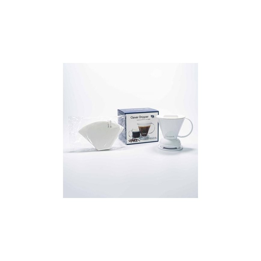 Clever Dripper - L 500ml White + 100 Filters – 3