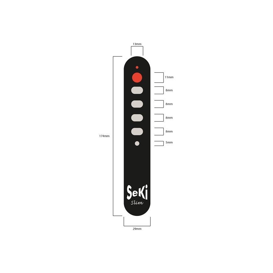 Hapena 7401010102 remote control IR Wireless Universal Press buttons – 2