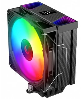Rampage Octagon C70 Chłodzenie procesora LGA1700/AM5 LCD wentylator infinity 120mm ARGB czarny