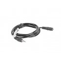 Lanberg CA-MJFJ-10CC-0015-BK audio kabelis 1,5 m 3.5mm Melns