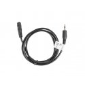 Lanberg CA-MJFJ-10CC-0015-BK audio cable 1.5 m 3.5mm Black Lanberg CA-MJFJ-10CC-0015-BK audio cable 1.5 m 3.5mm Black