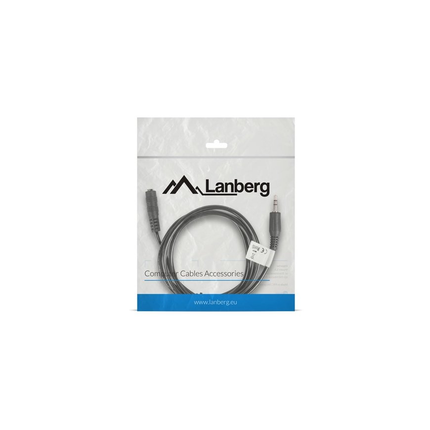 Lanberg CA-MJFJ-10CC-0015-BK audio cable 1.5 m 3.5mm Black – 4