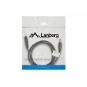 Lanberg CA-MJFJ-10CC-0015-BK garso kabelis 1,5 m 3.5mm Juoda