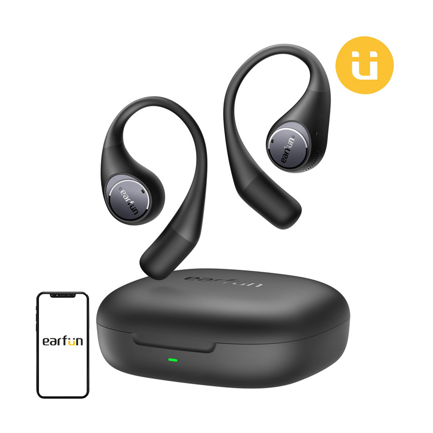 Earfun Open Jump -kuulokkeet (musta) – 2