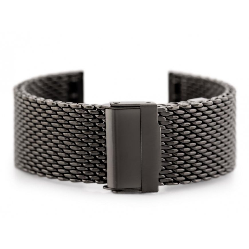Watch Pacific 12 bracelet - HQ mesh - graphite 22mm
