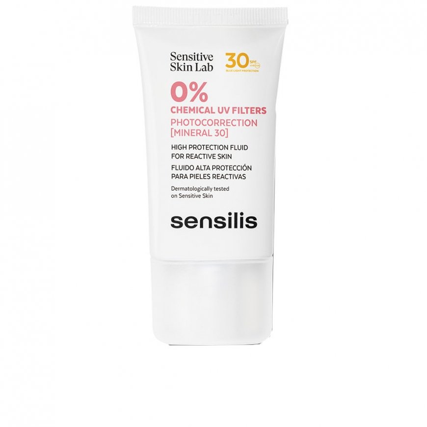 Sensilis PHOTOCORRECTION MINERAL 30 suojaava neste reaktiiviselle iholle SPF 30 40 ml – 2