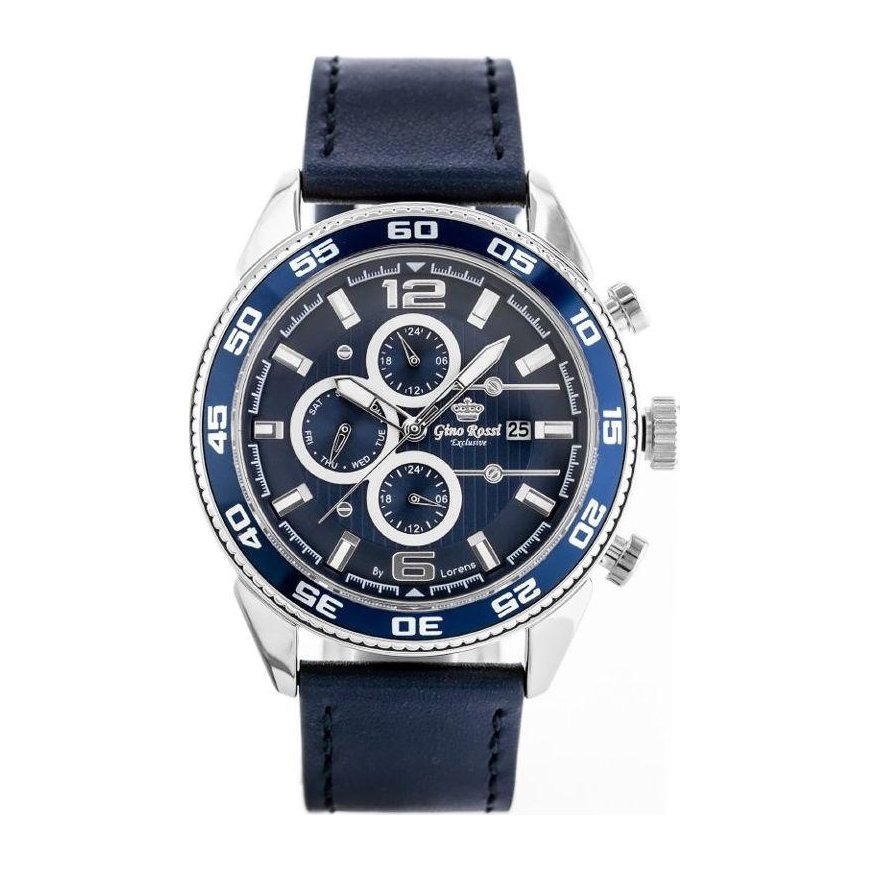 MEN'S WATCH G. ROSSI - E7131A-6F1 - EXCLUSIVE (zg287b) + box