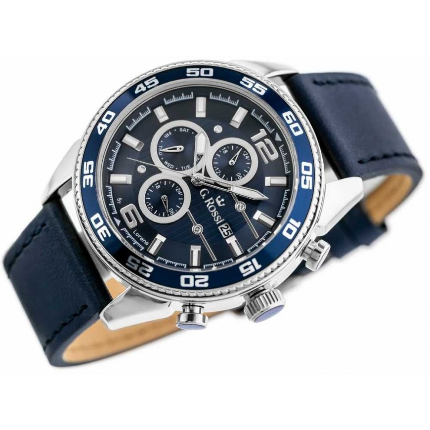 MEN'S WATCH G. ROSSI - E7131A-6F1 - EXCLUSIVE (zg287b) + box – 3