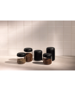 Fellow Atmos vacuum container for coffee beans, 1.2 l, black