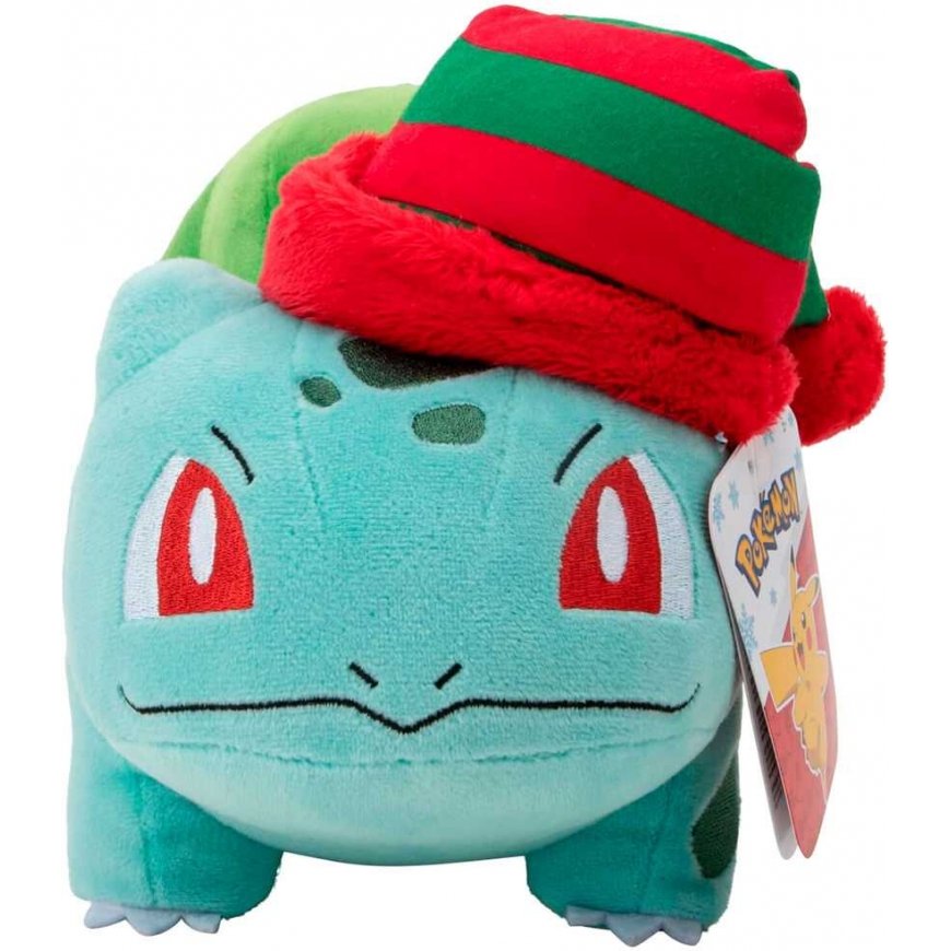 Jazwares Pokemon Christmas Bulbasaur pehmo 20cm – 4