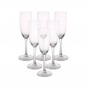 DIAMOND Champagne glasses 180ml 6 pcs, DIAMOND Champagne glasses 180ml 6 pcs,