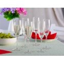 DIAMOND Champagne glasses 180ml 6 pcs, DIAMOND Champagne glasses 180ml 6 pcs,