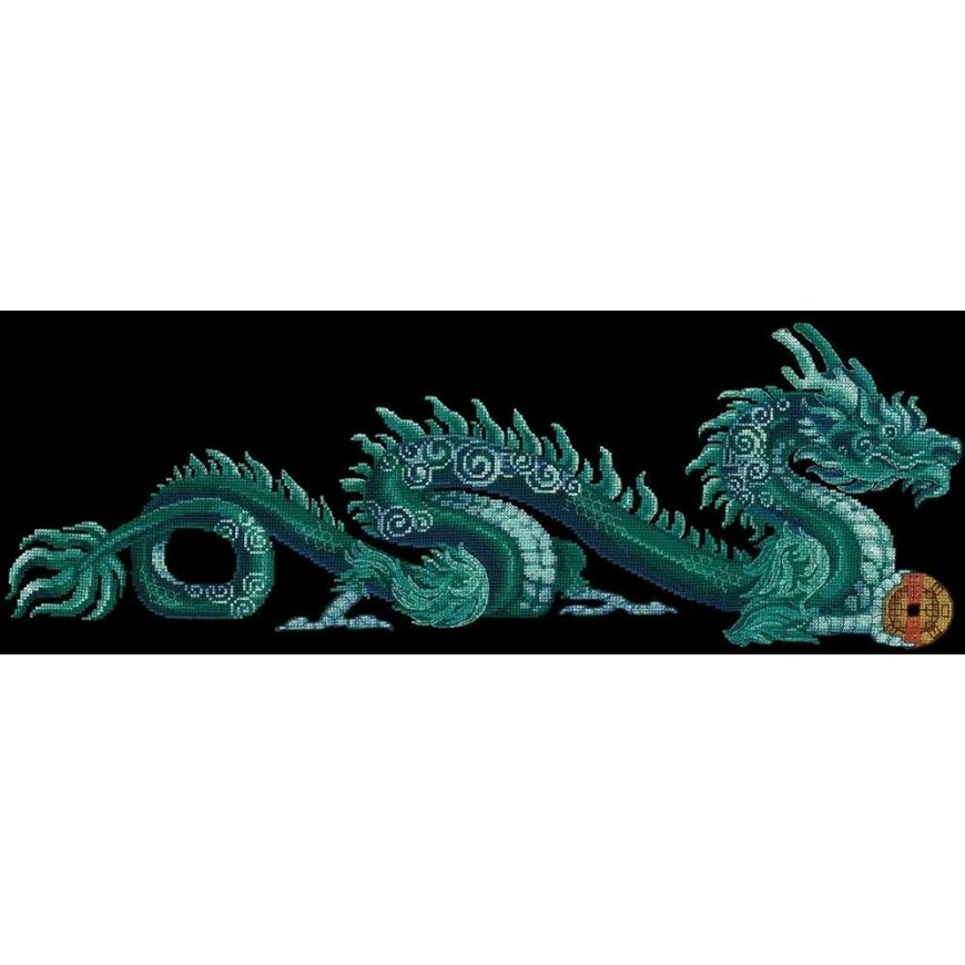 Beldizart Cross Stitch Kit "Jade Dragon" SANN-34