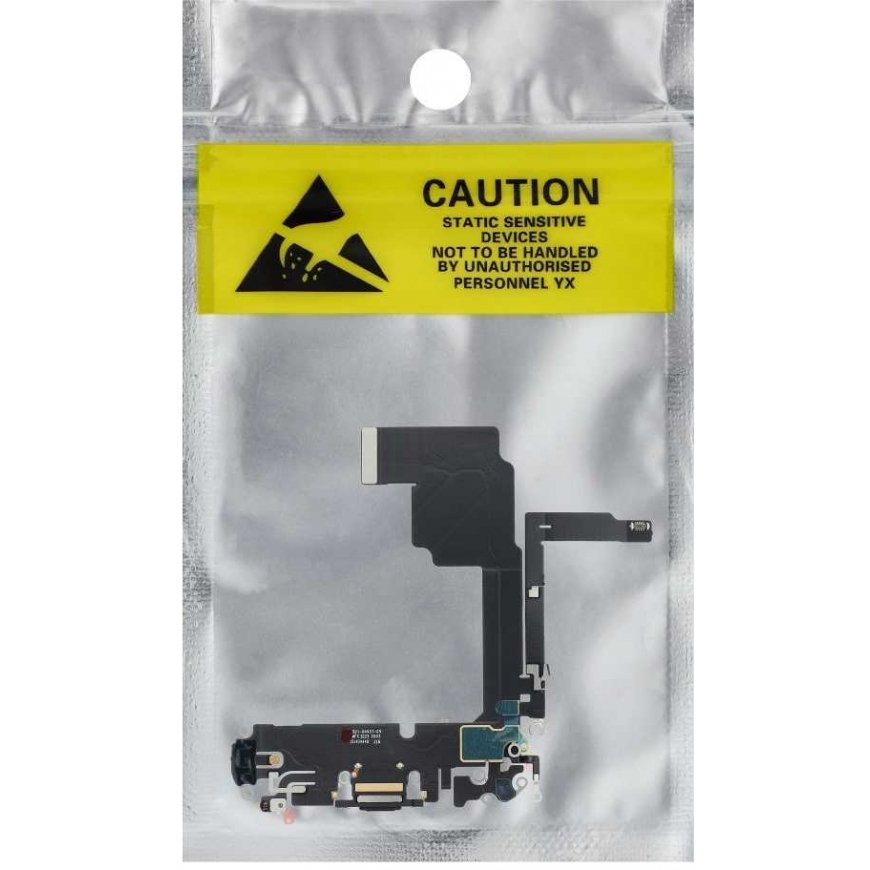 Flex-USB-lataus IPHONE 15 Pro mustalle OEM:lle – 3