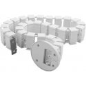 Deltaco Office cable collector, 4 gutters, white Deltaco Office cable collector, 4 gutters, white