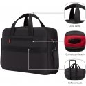 Wenger Meteor Brief 16 - 17" kannettavan tietokoneen laukku tablettitaskulla - musta Wenger Meteor Brief 16 - 17" kannettavan tietokoneen laukku tablettitaskulla - musta