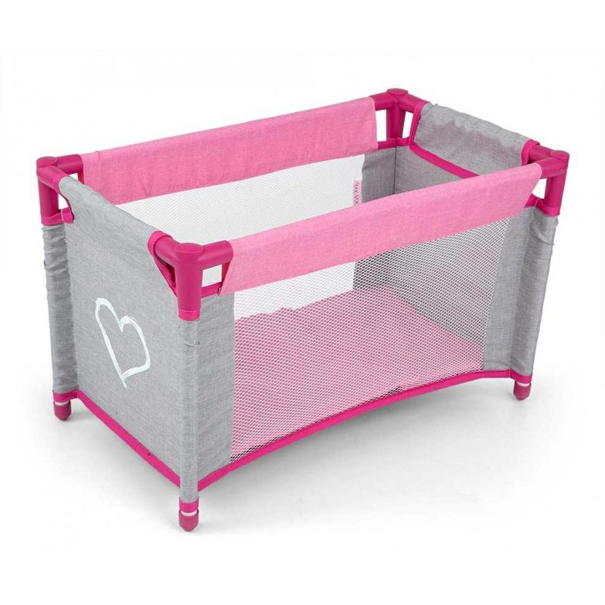 Milly Mally Doll Bed Lisa Prestige Pink