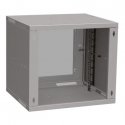 Solarix folding wall cabinet SENSA LITE 9U 450mm, glass door, RAL 7035 SENSA-L-9U-545-11-G Solarix folding wall cabinet SENSA LITE 9U 450mm, glass door, RAL 7035 SENSA-L-9U-545-11-G