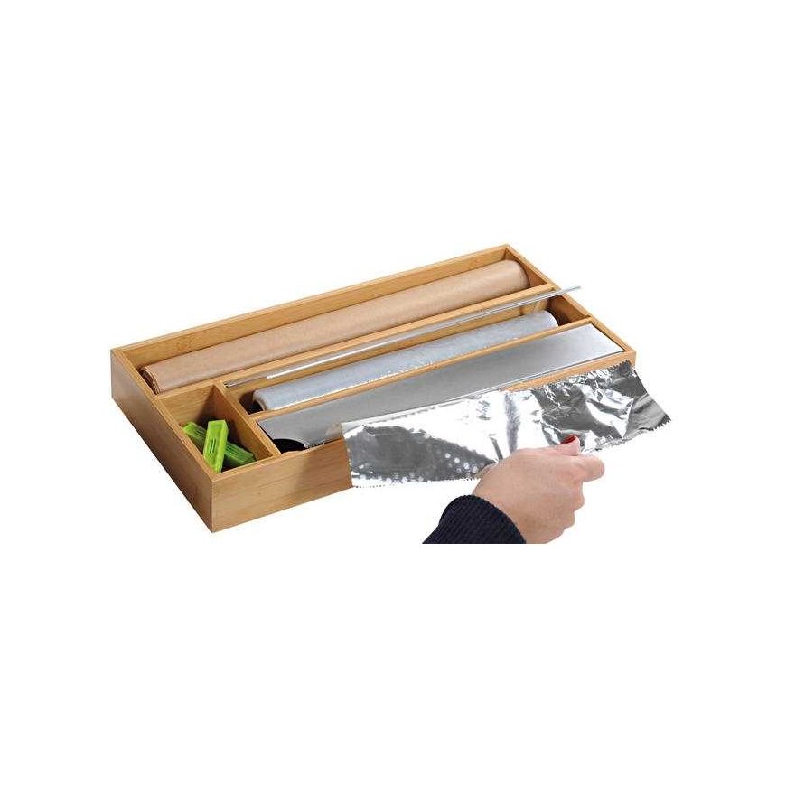 Food foil cutter with additional compartments, Kesper