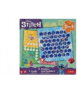 Trefl Double-sided board game Snakes and Ladders Lilo & Stitch