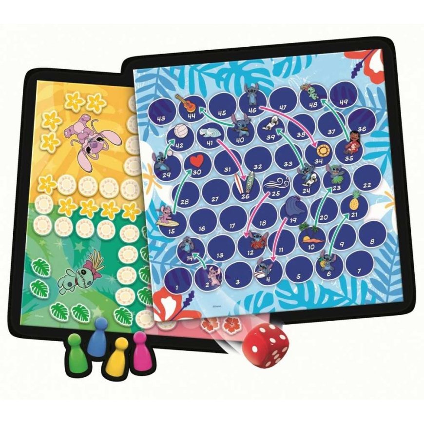 Trefl Double-sided board game Snakes and Ladders Lilo & Stitch – 4