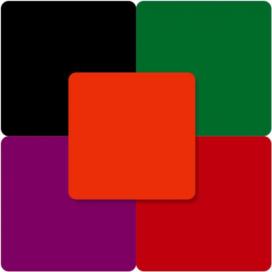 Creality Falcon Series Opaque Glossy Colorful Acrylic Sheets 200x200x3mm - 10pcs