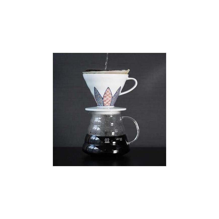 Hario – V60-02 Tachikichi Shozui keramikinis kavos lašintuvas