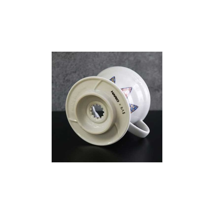 Hario – V60-02 Tachikichi Shozui Ceramic Coffee Dripper – 3