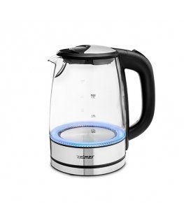 Zelmer ZCK8024 vedenkeitin 1,7 L 2200 W musta, Läpinäkyvä