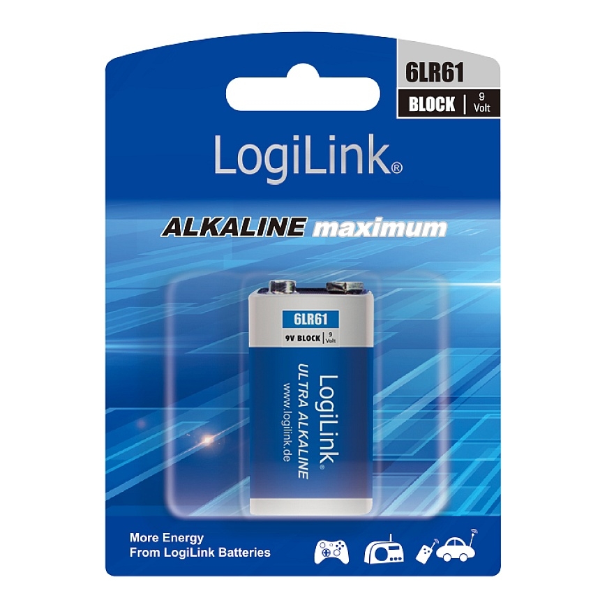 LogiLink 6LR61B1 majapidamispatarei Ühekordne patarei Aluseline – 2