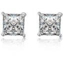 Moiss Elegant stud earrings with zircons E00014