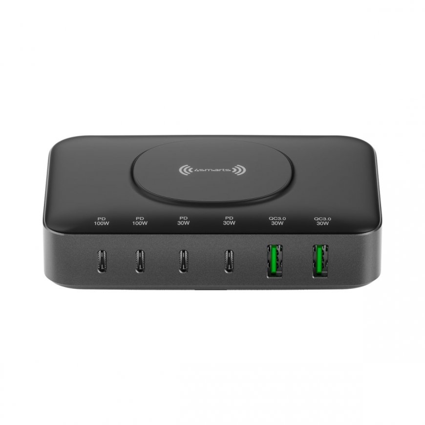 4smarts 540571 charging station organizer Freestanding Black