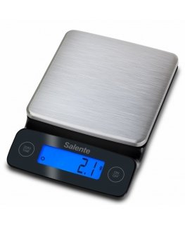 Salente DiamondCook Must, Roostevaba teras Tööpinna peal Nelinurk Elektrooniline köögikaal