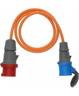 Brennenstuhl 1132970025 pikendusjuhe 1,5 m Hooneväline Sinine, Hall, Oranž, Punane