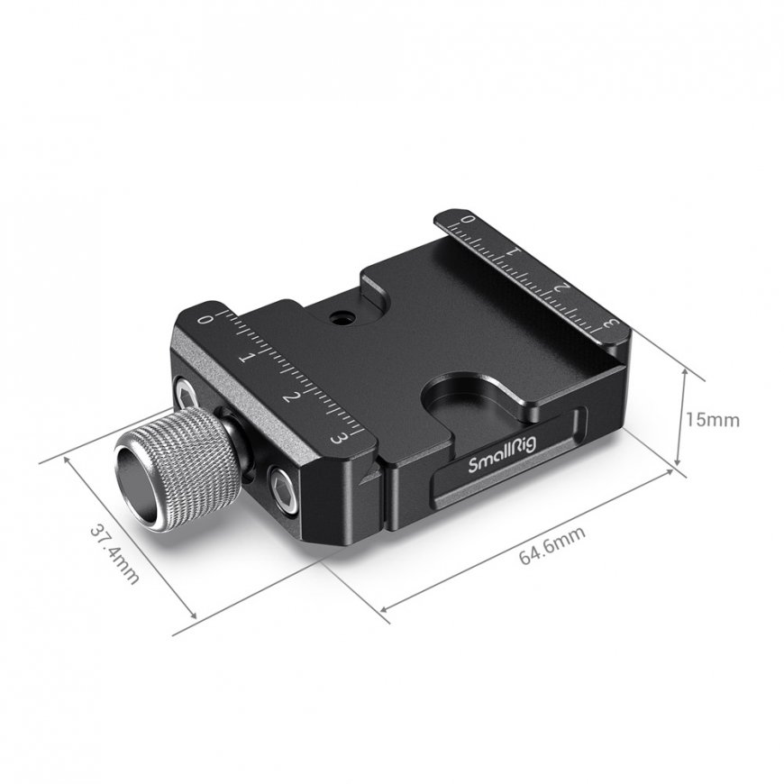 SmallRig DBC2506B kameros montavimo reikmuo Quick release mount – 4