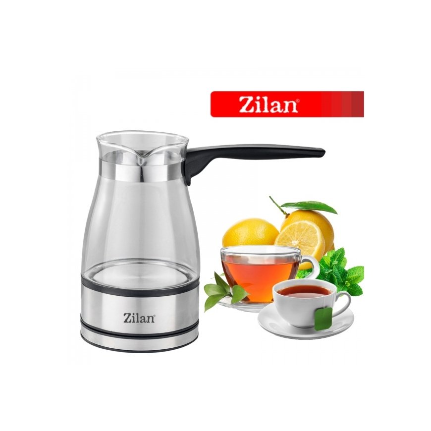 Zilan ZLN8122 электрический чайник 0,5 L 800 W Черный, Нержавеющая сталь, Прозрачный – 2
