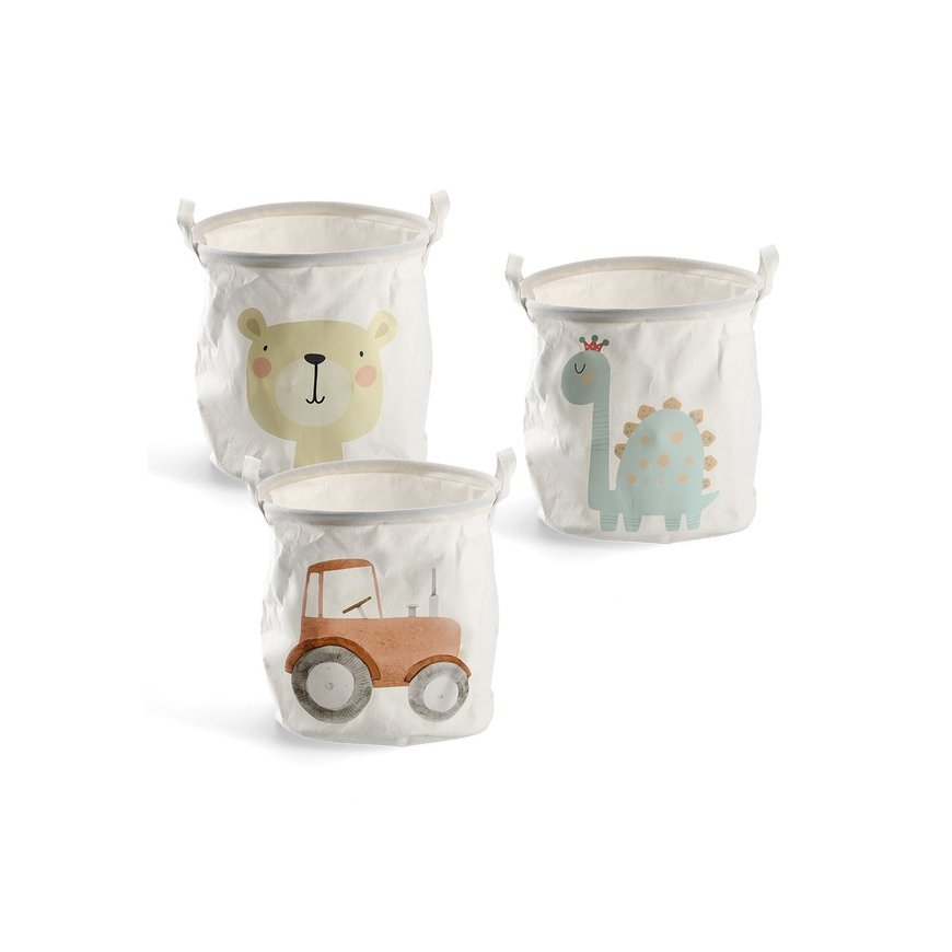 Zeller Present 14245 toy storage Storage basket Freestanding Multicolour, White – 3