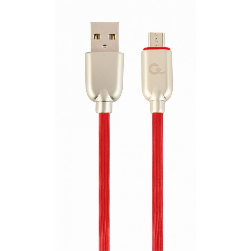 Cablexpert CC-USB2R-AMMBM-2M-R USB cable USB 2.0 USB A Micro-USB B Red