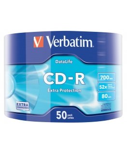 Verbatim CD-R Extra Protection 700 MB 52x 50 tk