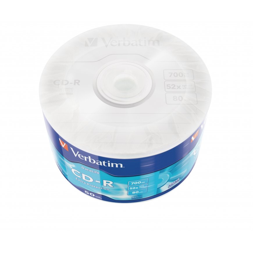 Verbatim CD-R Extra Protection 700 MB 52x 50 kpl – 3