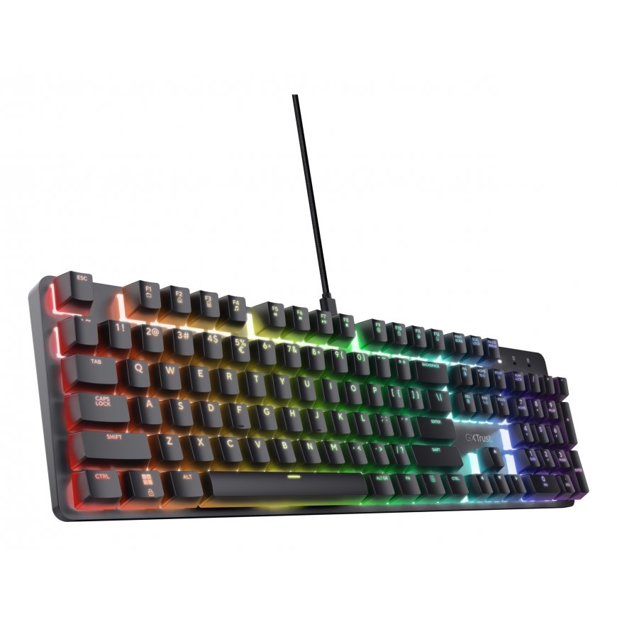 Trust GXT 871 Zora tastatūra Speļu USB QWERTZ Čehu, Slovāku Melns – 2