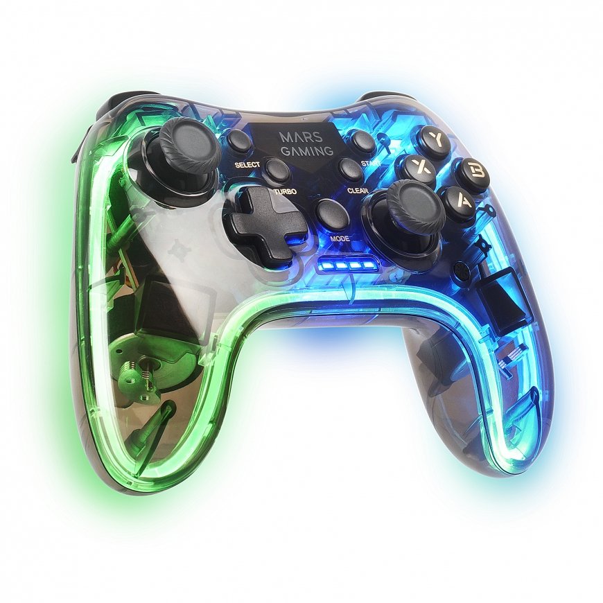 Mars Gaming MGP-24 Must, Läbipaistev RF Juhtpult Android, MAC, PC, PlayStation 4, Playstation 3, Xbo – 3